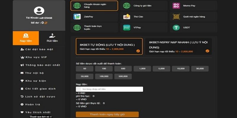 Co-bao-nhieu-phuong-thuc-nap-tien-8KBET-duoc-cung-cap