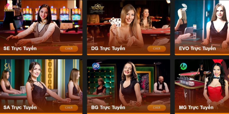 Sảnh Live casino 8Kbet