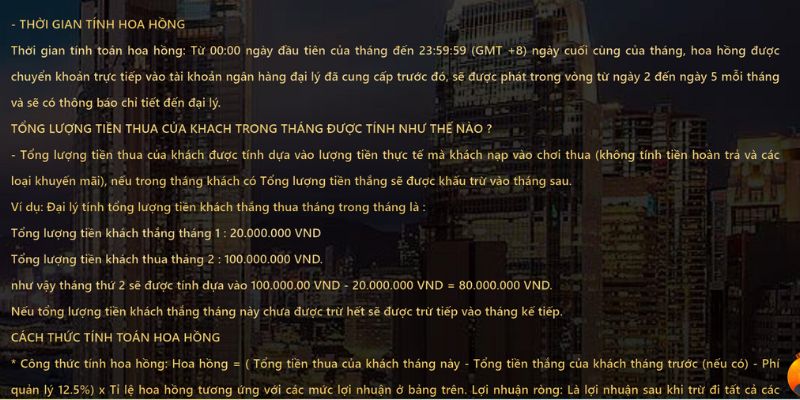 Nhà cái thanh toán sòng phẳng, rõ ràng khi người chơi hợp tác đại lý