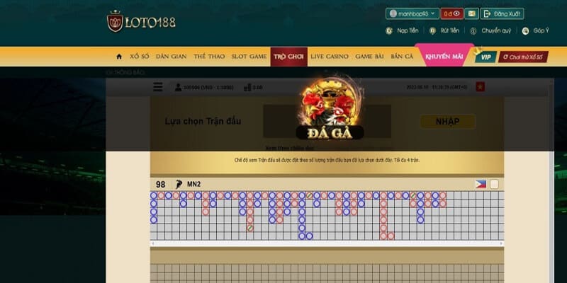 Đá gà Loto188 tương thích với mọi thiết bị di động